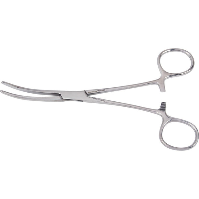 MILTEX VANTAGE ST VINCENT Tube Occluding Forceps, 6-1/4" (160mm), curved, smooth jaws. MPN: V97-584