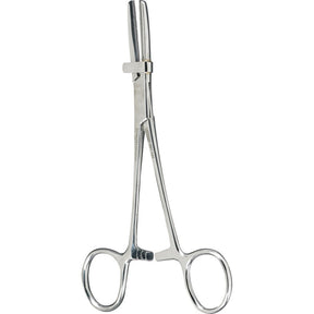 MILTEX VANTAGE US Pattern Tube Occluding Forceps, 6" (151mm), straight with guard, serrated jaws. MPN: V97-585