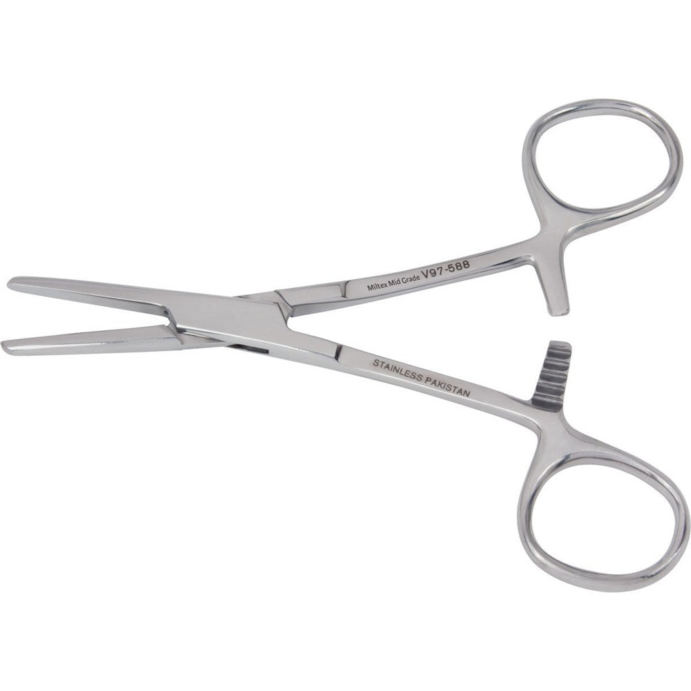 MILTEX VANTAGE English Pattern Tube Occluding Forceps, 4-3/4" (121mm), straight, smooth jaws. MPN: V97-588