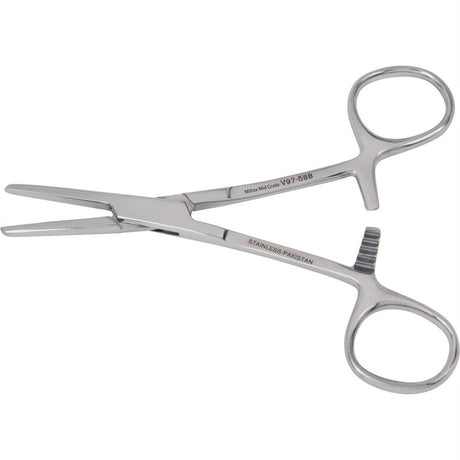 MILTEX VANTAGE English Pattern Tube Occluding Forceps, 4-3/4" (121mm), straight, smooth jaws. MPN: V97-588