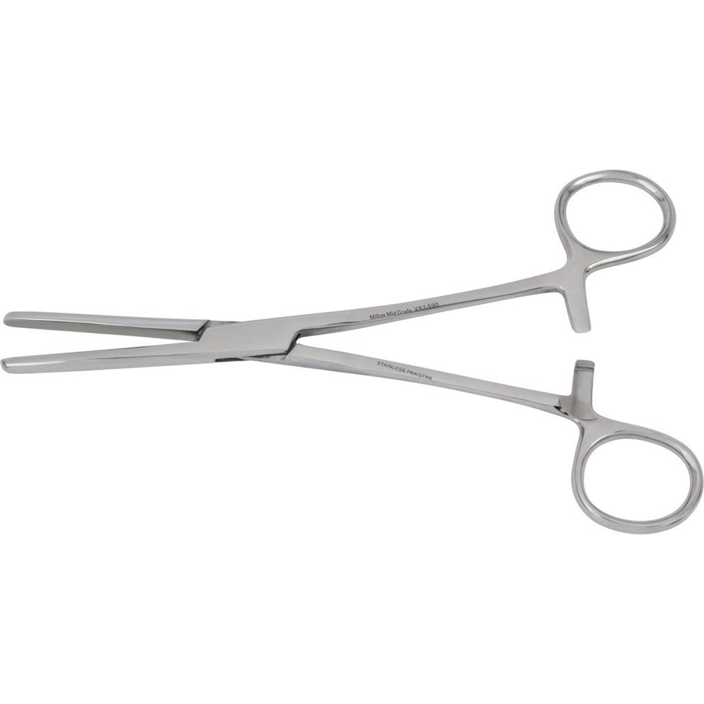 MILTEX VANTAGE PRESBYTERIAN HOSPITAL Tube Occluding Forceps, 7" (179mm), straight, smooth jaws. MPN: V97-590