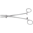 MILTEX VANTAGE US Pattern Tube Occluding Forceps, 7-1/2" (187mm), straight with guard, serrated jaws. MPN: V97-591