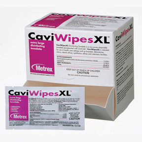METREX XL CaviWipes Disinfecting Towelettes, Single. MPN: 13-1155
