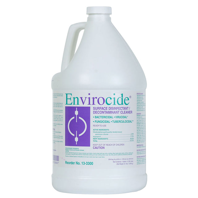 METREX EnviroCide Hospital Surface & Instrument Disinfectant/Cleaner, 1 Gallon Refill. MPN: 13-3300