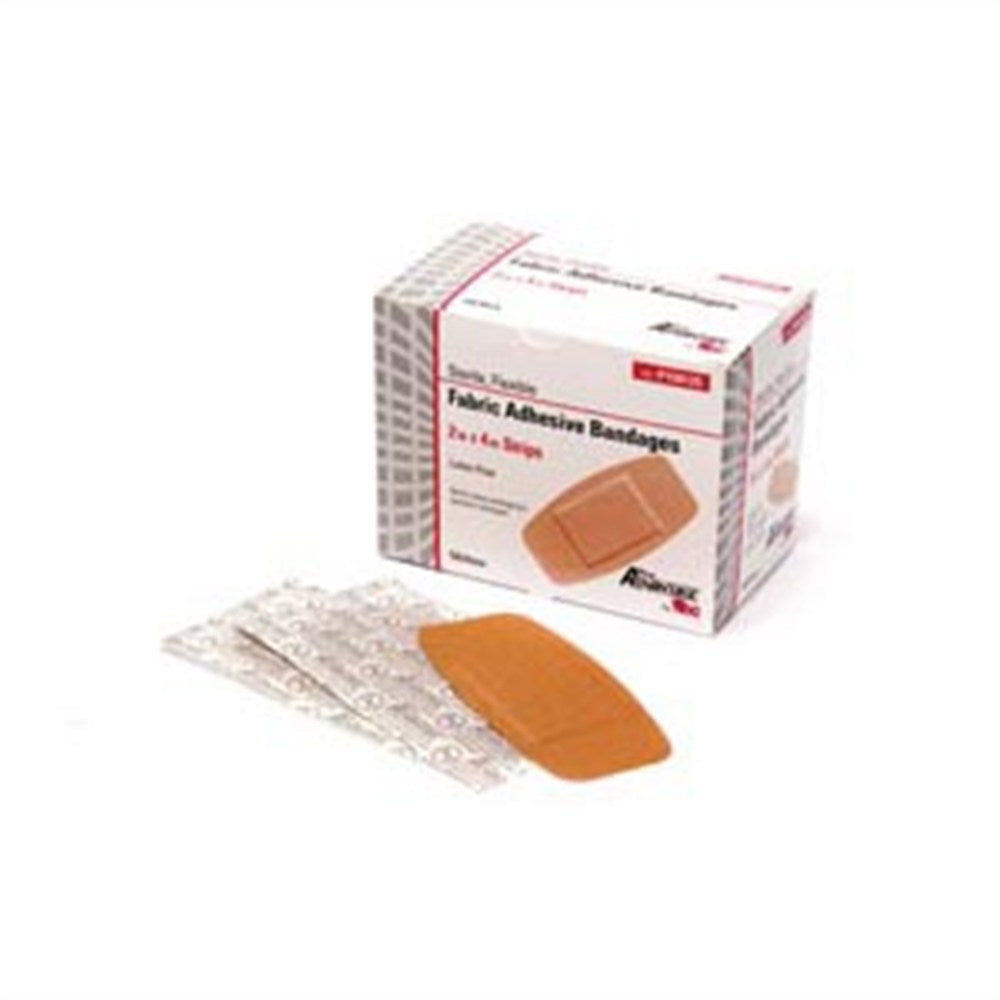 Pro Advantage Fabric Adhesive Bandage, Strips, 2" x 4". MPN: P150125