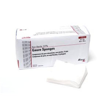 Pro Advantage Gauze Sponge, 4" x 4", 12-Ply, Non-Sterile. MPN: P157114