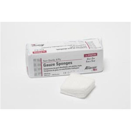 Pro Advantage Gauze Sponge, 2" x 2", 8-Ply, Non-Sterile. MPN: P157115