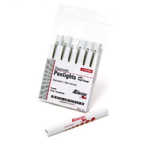 Pro Advantage Disposable Diagnostic Penlight with Pupil Gauge. MPN: P371015