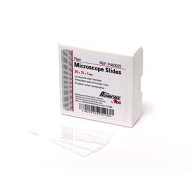 Pro Advantage Plain Microscope Slides, 75mm x 25mm. MPN: P460025