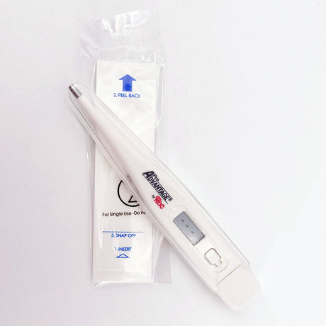 Pro Advantage Digital Thermometer with 5 Thermometer Sheaths, 12/bx. MPN: P541222