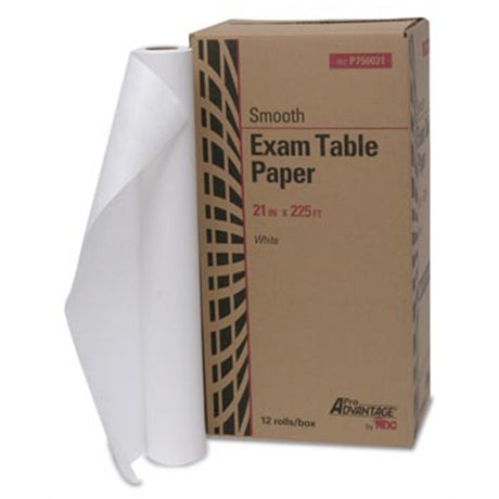 Pro Advantage Exam Table Paper, 21" x 225 ft, White, Smooth. MPN: P750021