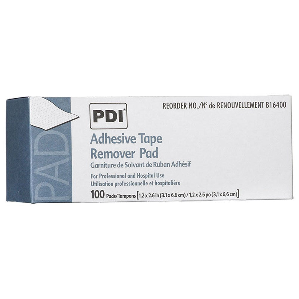 PDI Adhesive Tape Remover Pad, 1.2" x 2.6", 100/bx, 10 bx/cs. MPN: B16400
