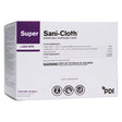 PDI SUPER SANI-CLOTH Germicidal Disposable Wipes, Large, Individual Packets, 5" x 8", 50/bx, 10 bx/cs. MPN: H04082