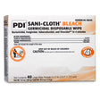 PDI SANI-CLOTH Bleach Germicidal Disposable Wipes, Large, 5" x 7", 40/pk, 10 pk/cs. MPN: H58195