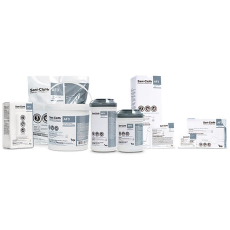 PDI SANI-CLOTH AF3 Germicidal Disposable Wipes, Large, 6" x 6-3/4", 160/canister, 12 can/cs. MPN: P13872 - Image 2