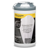 PDI SANI PROFESSIONAL Disinfecting Multi-Surface Wipes, 7-1/2" x 5-3/8", White, 200/canister, 6 can/cs. MPN: P22884