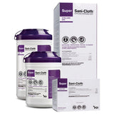 PDI SUPER SANI-CLOTH Germicidal Disposable Wipes, Large Canister, 6" x 6-3/4", 160/canister, 12 canister/cs. MPN: Q55172 - Image 2