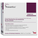 PDI PREVANTICS Swabstick, 1.75" x 6.5", 50/bx, 10 bx/cs. MPN: S40750