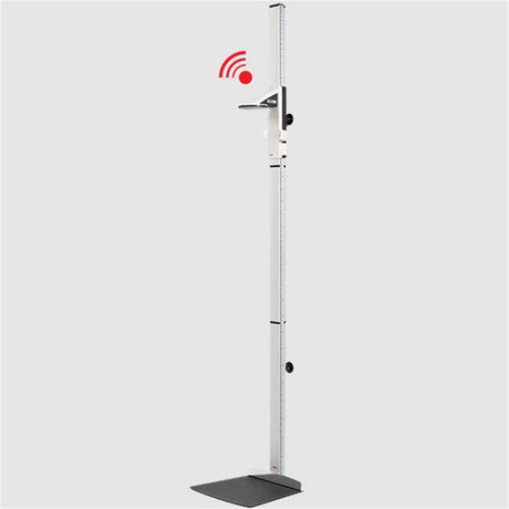 SECA 264 Wireless stadiometer with display on the headpiece. MPN: 2641900004