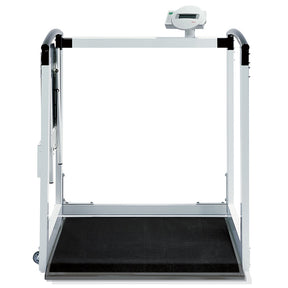 SECA 684 EMR-Validated Multifunctional scale with handrail and fold up seat (800 lbs). MPN: 6841321994