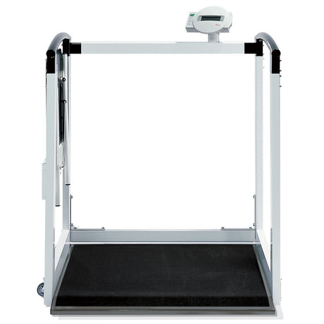 SECA 684 EMR-Validated Multifunctional scale with handrail and fold up seat (800 lbs). MPN: 6841321994