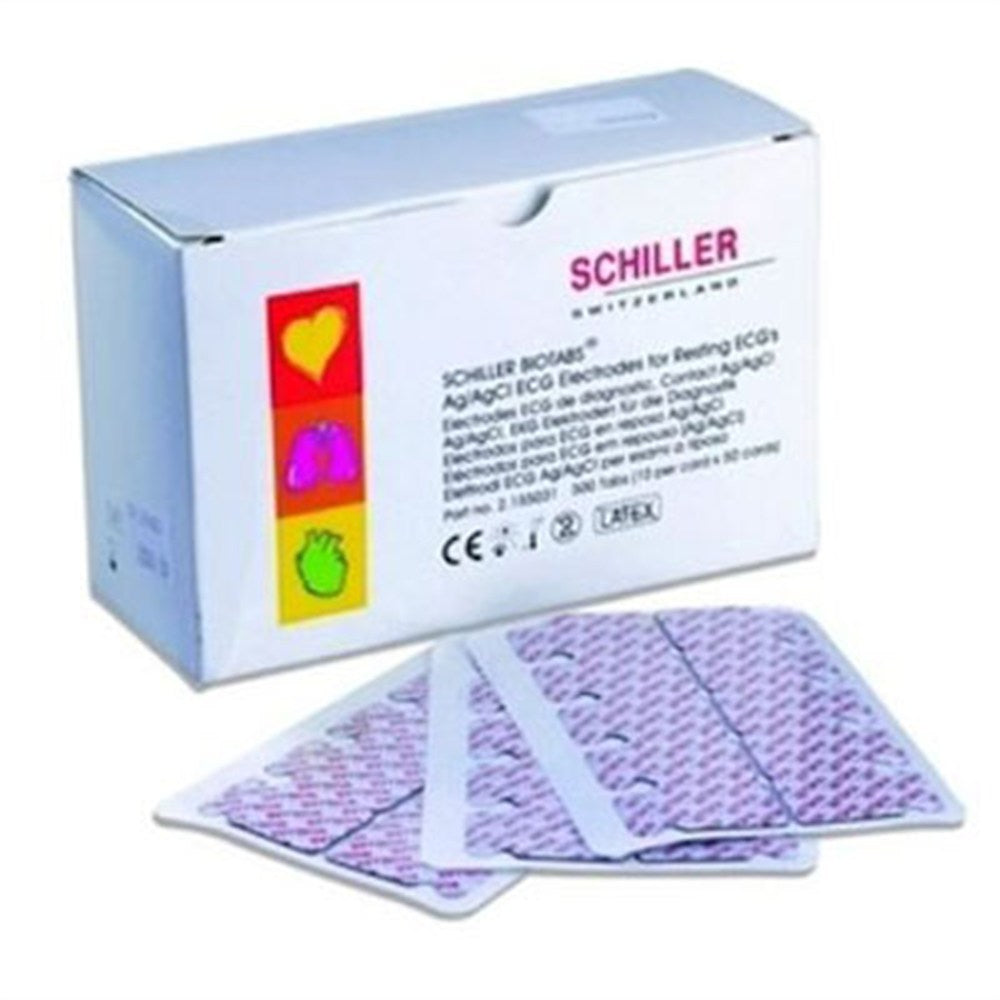 Schiller Bio- Adhesive Resting Tab Electrodes. MPN: 2.155031