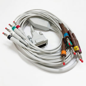 Schiller Resting ECG/EKG Patient Cable, 10 Lead, Banana Plugs, 2 Meters. MPN: 2.400179