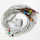 Schiller Resting ECG/EKG Patient Cable, 10 Lead, Banana Plugs, 2 Meters. MPN: 2.400179