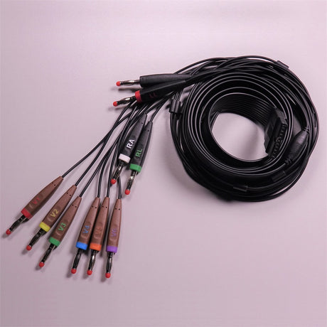 Schiller Patient Cable for Cardiovit FT-1 ECG, 10-Lead, Banana Plug, AHA. MPN: 2.400331