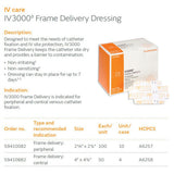SMITH & NEPHEW OPSITE IV3000 Frame Dressing, 4" x 4-3/4", 50/bx, 4 bx/cs. MPN: 59410882 - Image 2