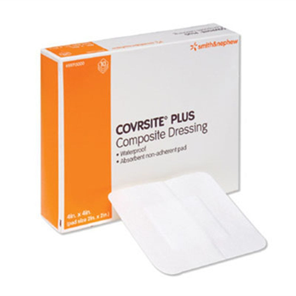 SMITH & NEPHEW COVRSITE PLUS Composite Dressing, 6" x 6", 10/pkg, 10 pkg/cs. MPN: 59715100