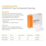 SMITH & NEPHEW COVRSITE PLUS Composite Dressing, 6" x 6", 10/pkg, 10 pkg/cs. MPN: 59715100 - Image 2