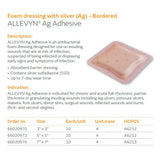 SMITH & NEPHEW ALLEVYN AG Adhesive Foam Dressing- Bordered, 7" x 7", 10/bx, 4 bx/cs. MPN: 66020976 - Image 2