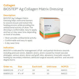 SMITH & NEPHEW BIOSTEP Ag Collagen Matrix Dressing 4" x 4", 10/bx. MPN: 66800122 - Image 2