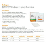 SMITH & NEPHEW BIOSTEP Collagen Matrix Dressing, 2" x 2", 10/bx. MPN: 66800124 - Image 2