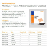 SMITH & NEPHEW ACTICOAT FLEX 7 Antimicrobial Barrier Dressing, 16" x 16", 6/bx. MPN: 66800408 - Image 2