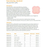 SMITH & NEPHEW ALLEVYN LIFE Foam Dressing, Bordered, Heel, 9.8" x 9.9", 5/bx, 6 bx/cs. MPN: 66801304 - Image 2