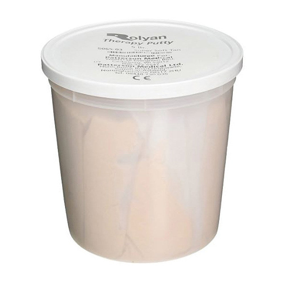 Rolyan Therapy Putty | Hand Therapy Putty, X-Soft, Tan, 5 lb. MPN: 081029438 / 506503