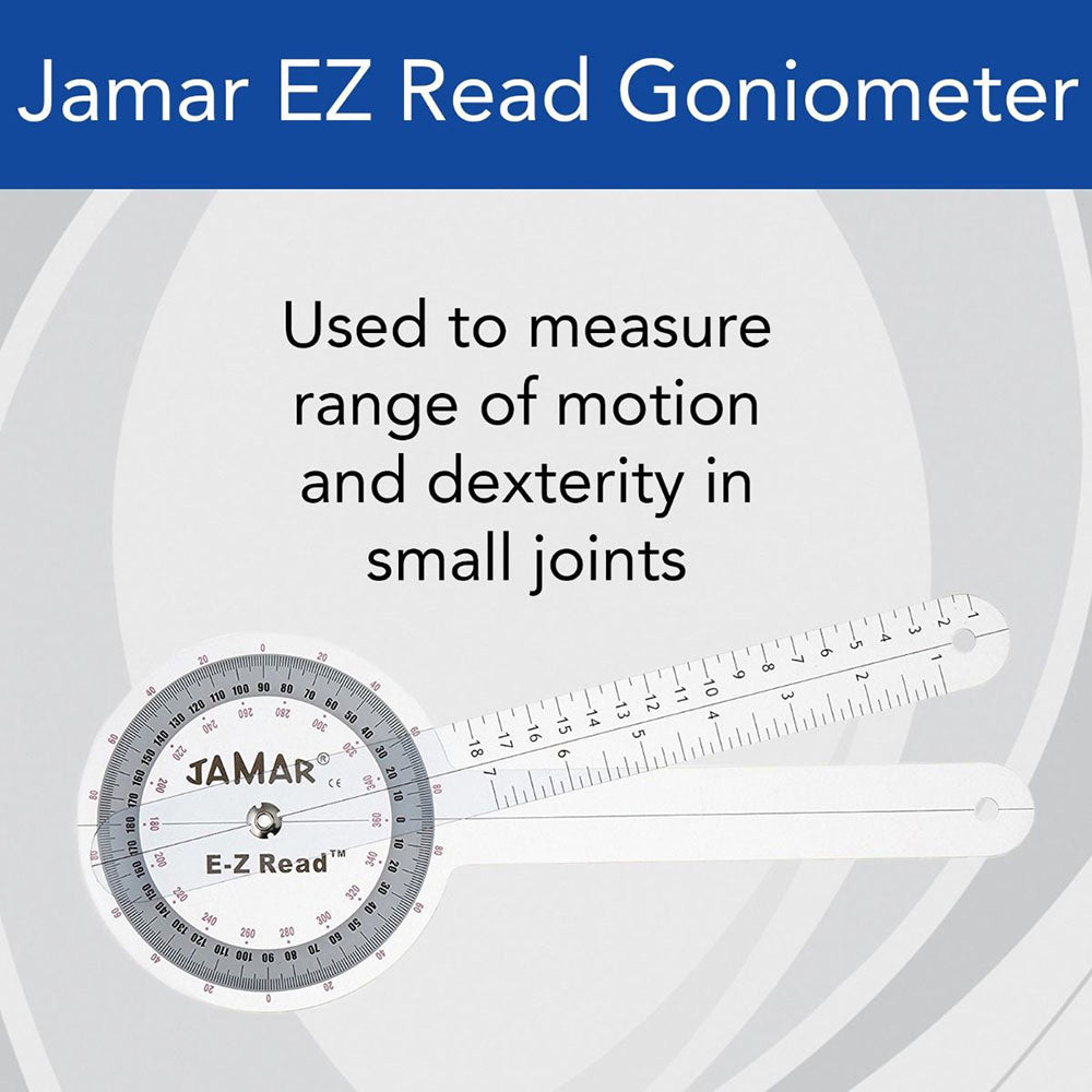 Jamar 6" E-Z Read Plastic Goniometer. MPN: 7539 - Image 2