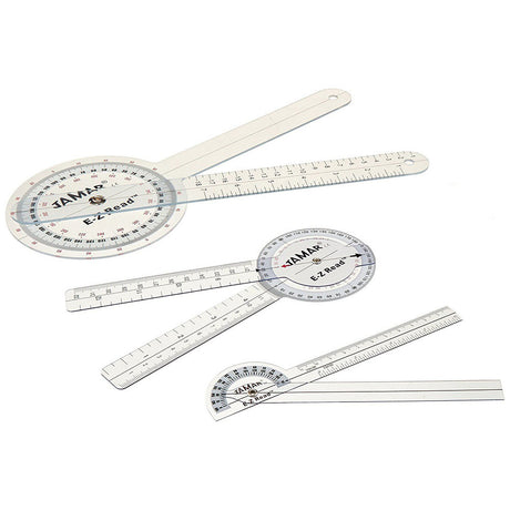 Jamar 8" E-Z Read Plastic Goniometer. MPN: 7540 - Image 3