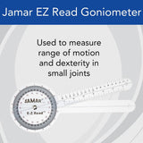Jamar 12 1/2" E-Z Read Plastic Goniometer. MPN: 7541 - Image 2