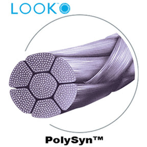 LOOK 2-0 PolySyn Plastic Surgery Suture, Undyed Braided, 27"/70cm, C7, 24mm 3/8 Circle. MPN: 443B
