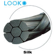 LOOK 5-0 Silk Dental Suture, Black Braided, 18"/45cm, C26, 15mm 1/2 Circle. MPN: 779B