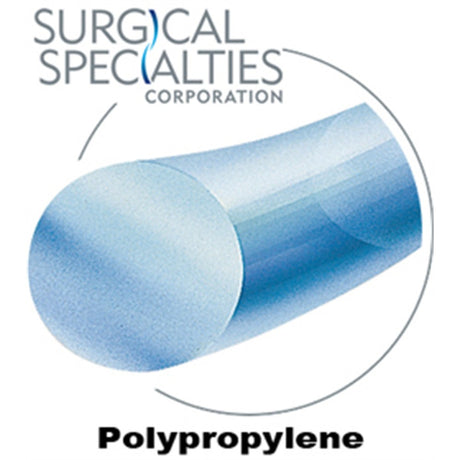 SURGICAL SPECIALTIES Polypropylene Suture, Blue Mono, Taper Point, 0, 40"/100cm, 40mm, 1/2. MPN: J8424N