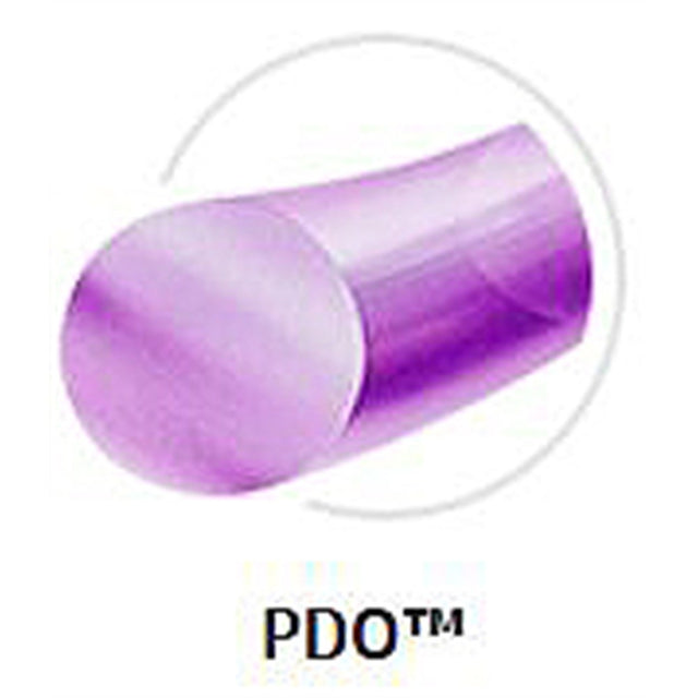 SURGICAL SPECIALTIES PDO Suture, Violet Mono, Precision Reverse Cutting, 4-0, 18", 19mm, 3/8 Circle. MPN: R513N