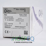 QUILL PDO Suture, Straight Taper Cutting, 1, 7cm x 7cm, 50mm. MPN: RA-1024Q