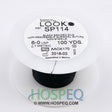LOOK 6-0 Silk Suture Spool, Black Braid, 100 yd. MPN: SP114