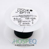 LOOK 6-0 Silk Suture Spool, Black Braid, 100 yd. MPN: SP114