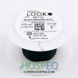LOOK 5-0 Silk Suture Spool, Black Braid, 100 yd. MPN: SP115