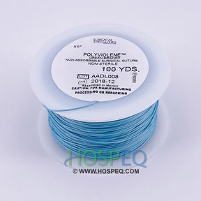LOOK 0 Non-Absorbable Polyviolene Suture Spool, Green Braid, Coated, 100 yd. MPN: SP255